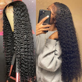 Deep Wave Curly Frontal Wig
